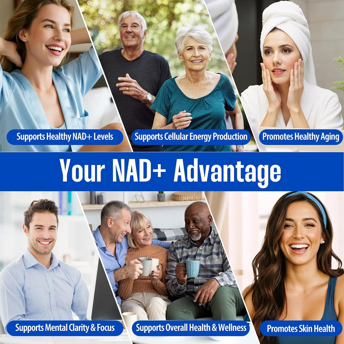 NAD Nicotinamide Riboside Resveratrol-80 Capsules